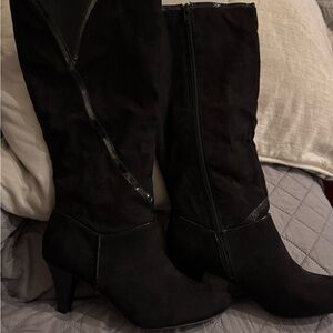 Karen Scott Elegant Black Knee-High Women's Boots